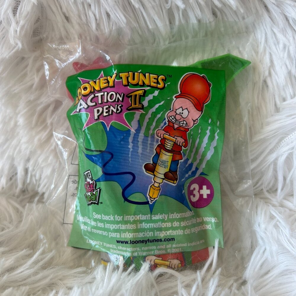 Wendys Kids Meal Looey‎ Tunes Action II Pen Elmer Fudd NEW DEADSTOCK VTG